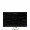 Alexander McQueen Four-Ring zipper pouch