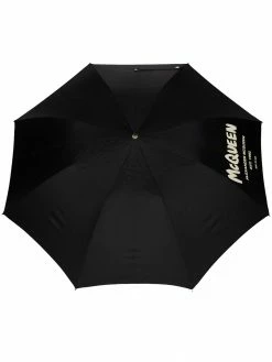 Alexander McQueen Graffiti logo-print umbrella