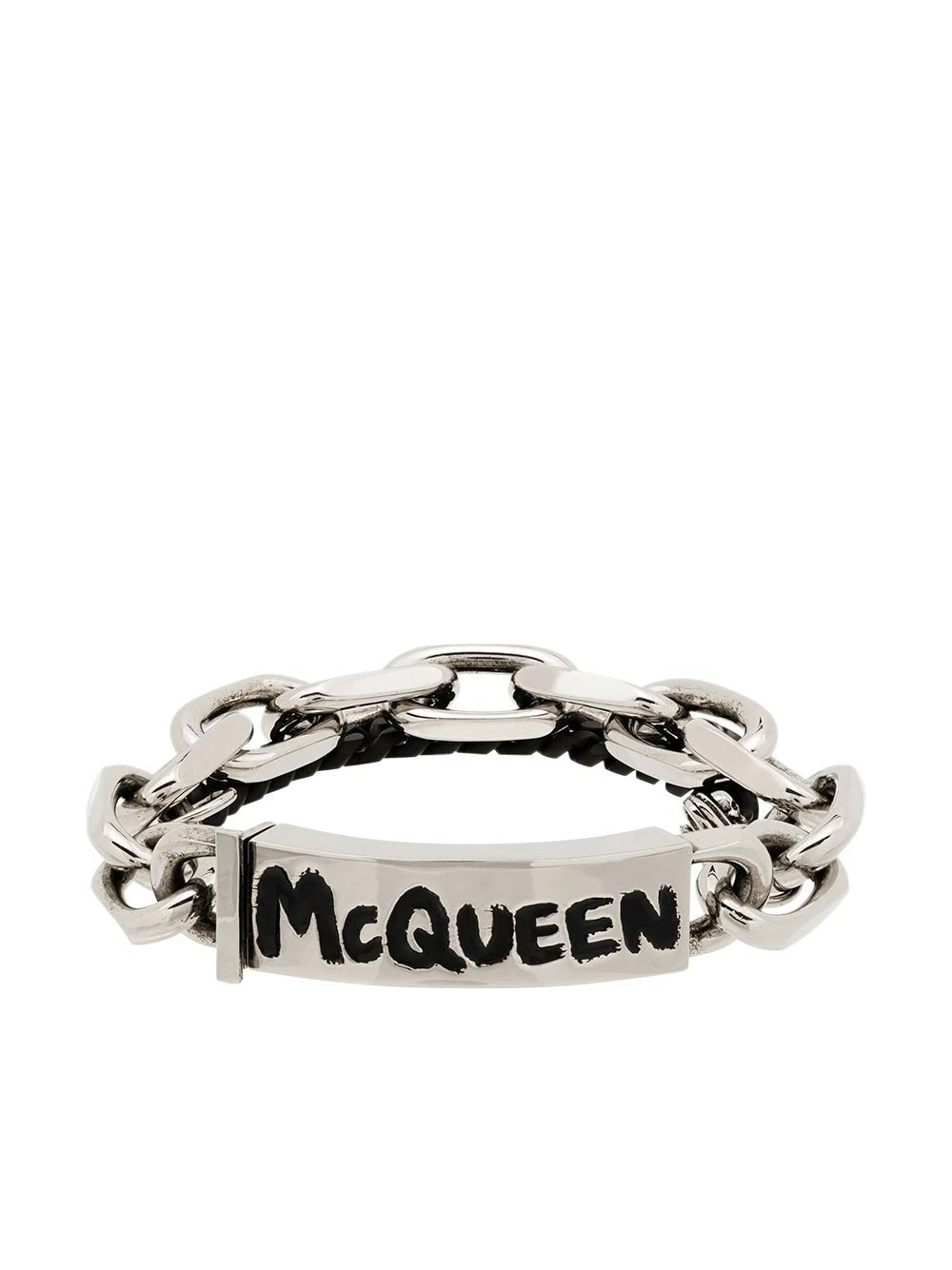 Alexander McQueen Graffiti chain bracelet 1 Alexander McQueen Graffiti chain bracelet