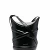 Alexander McQueen embossed-logo bucket bag