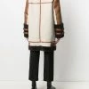 Alexander McQueen contrast panel button-front coat