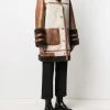 Alexander McQueen contrast panel button-front coat
