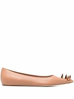 Alexander McQueen Punk Stud ballerina shoes