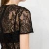 Alexander McQueen asymmetric-design lace top