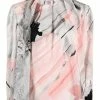 Alexander McQueen trompe l'oeil print blouse