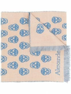 Alexander McQueen Skull reversible scarf