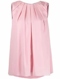 Alexander McQueen pleat-detail blouse