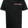 Alexander McQueen logo-patch cotton-jersey T-shirt