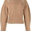 Alexander McQueen cut-out puff-sleeve jumper
