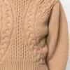Alexander McQueen cut-out puff-sleeve jumper