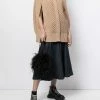 Alexander McQueen knitted wool-cashmere cape