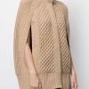 Alexander McQueen knitted wool-cashmere cape