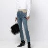 Alexander McQueen panelled skinny jeans