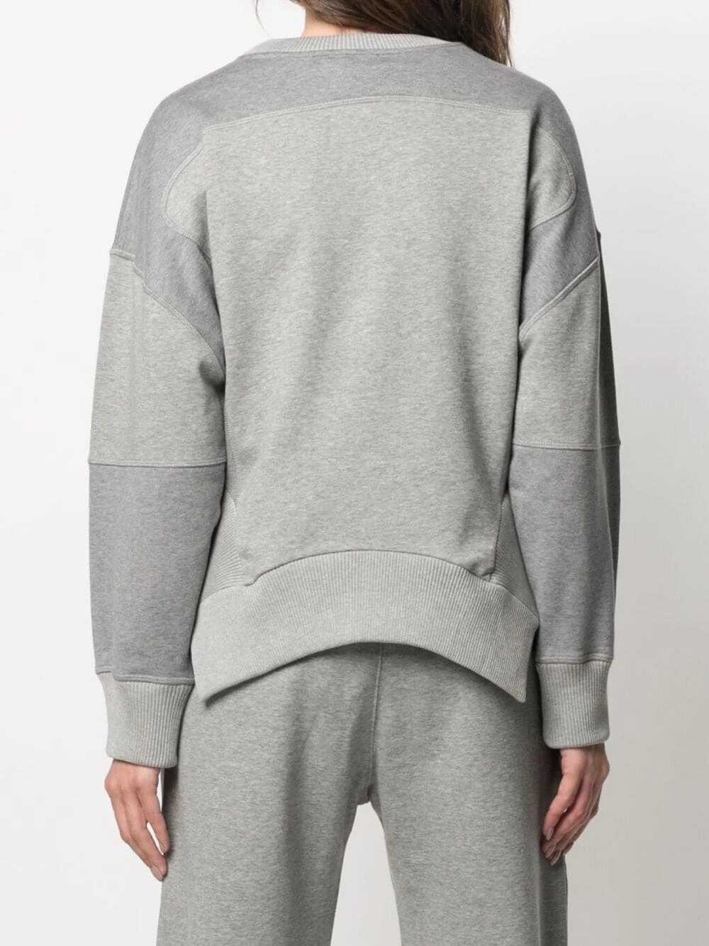 Alexander McQueen Panelled logo embroidered sweatshirt 4 Alexander McQueen panelled logo-embroidered sweatshirt