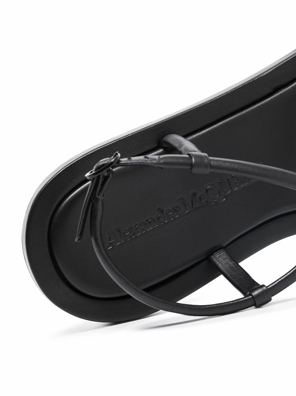 Alexander McQueen Crossover strap open toe flat sandals 4 Alexander McQueen crossover strap open-toe flat sandals