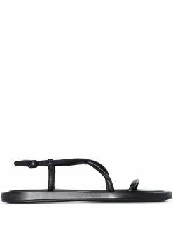 Alexander McQueen crossover strap open-toe flat sandals