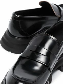 Alexander McQueen Wander leather loafers