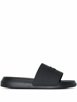 Alexander McQueen logo detail slide sandals