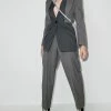Alexander McQueen high-rise tailored trousers