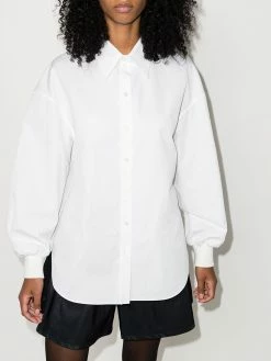 Alexander McQueen cocoon-sleeve cotton shirt