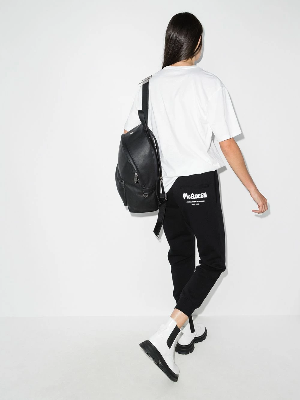 Alexander McQueen Logo print track pants 5 Alexander McQueen logo-print track pants