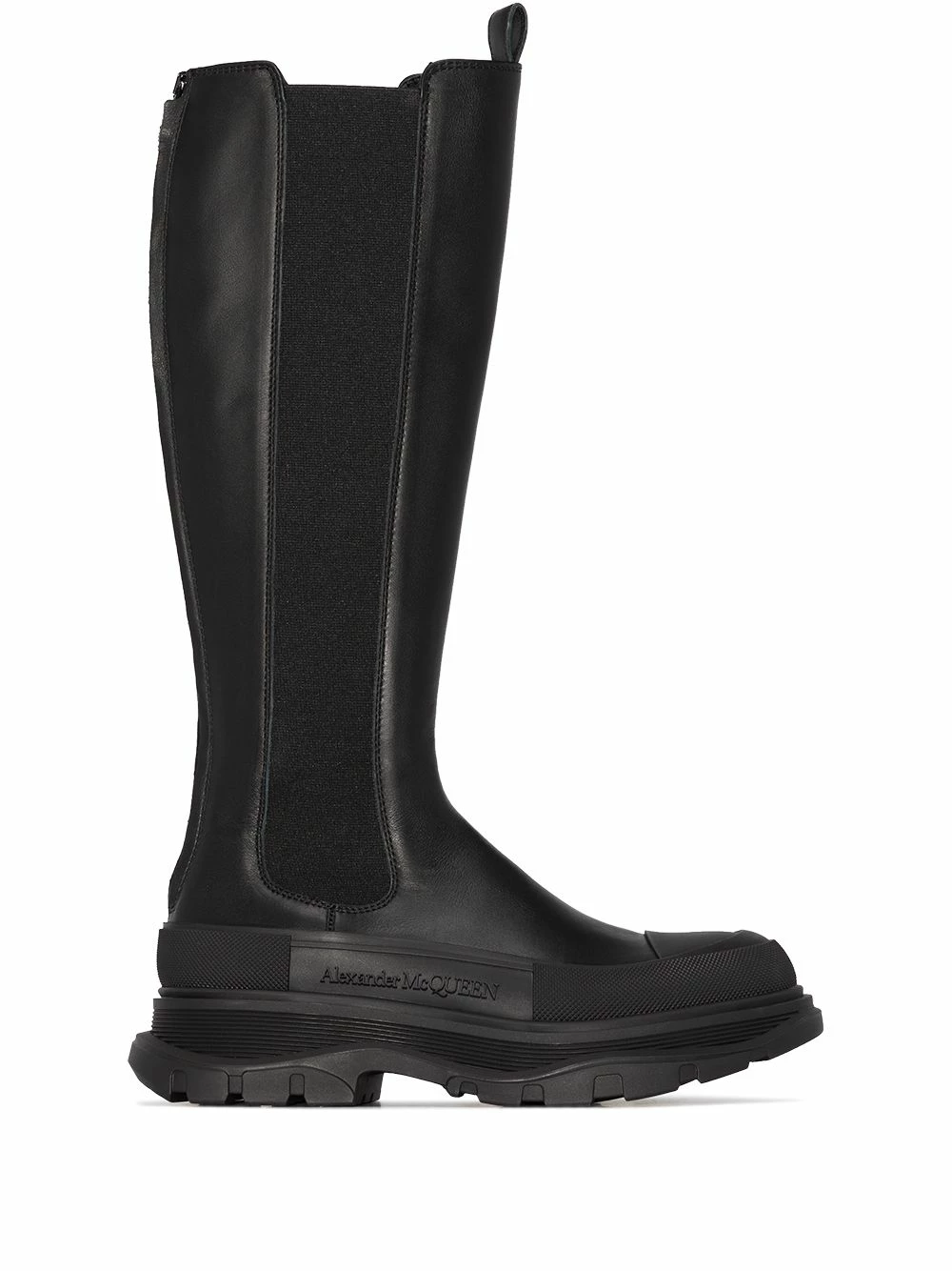 Alexander McQueen Tread Slick knee high boots 1 Alexander McQueen Tread Slick knee-high boots