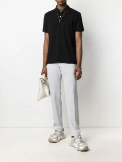 Alexander McQueen skull-embroidered polo shirt