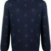 Alexander McQueen skull intarsia-knit crew-neck jumper