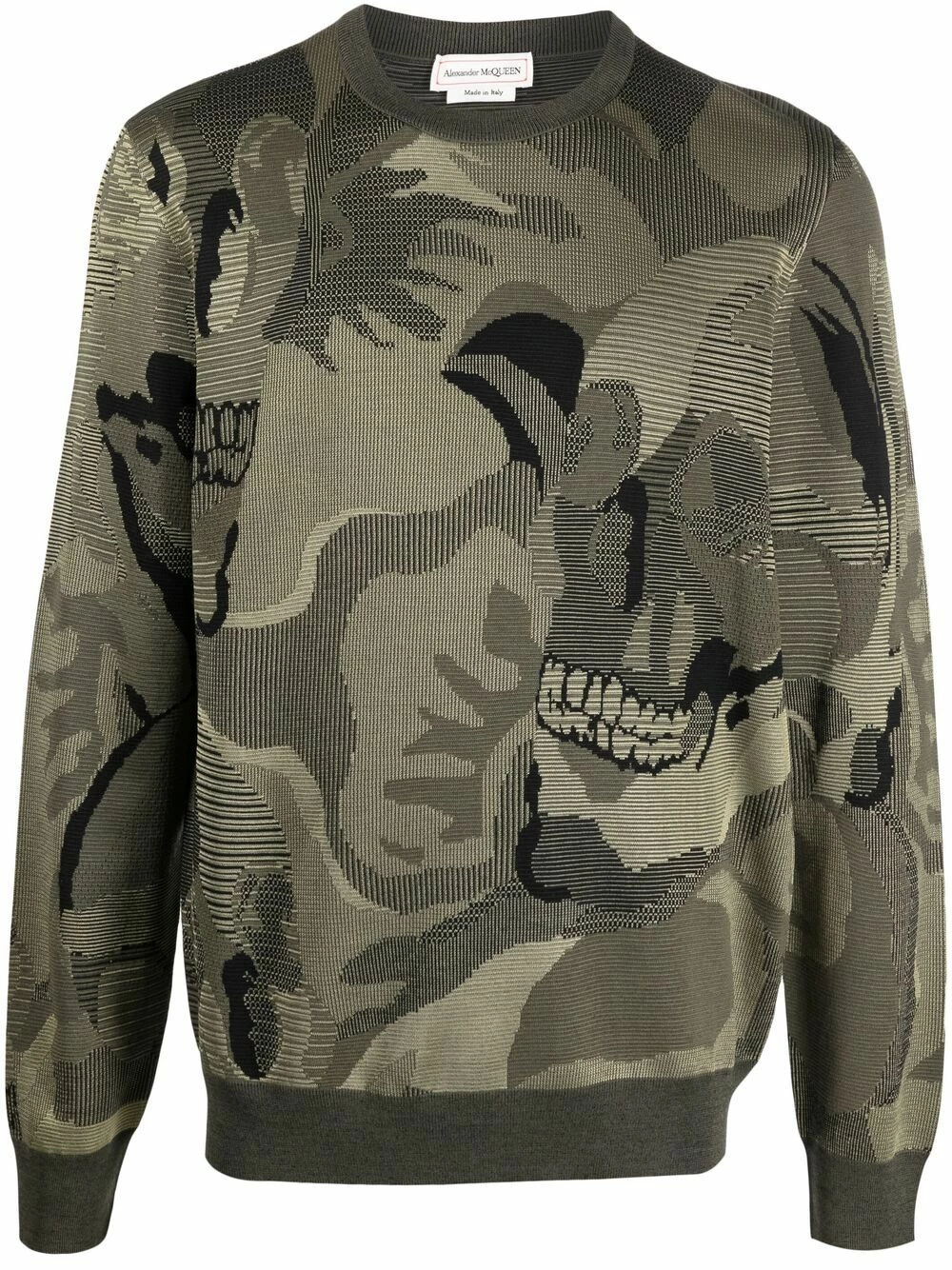 Alexander McQueen Skull camouflage jumper 1 Alexander McQueen skull camouflage jumper