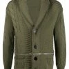 Alexander McQueen cable-knit wool cardigan