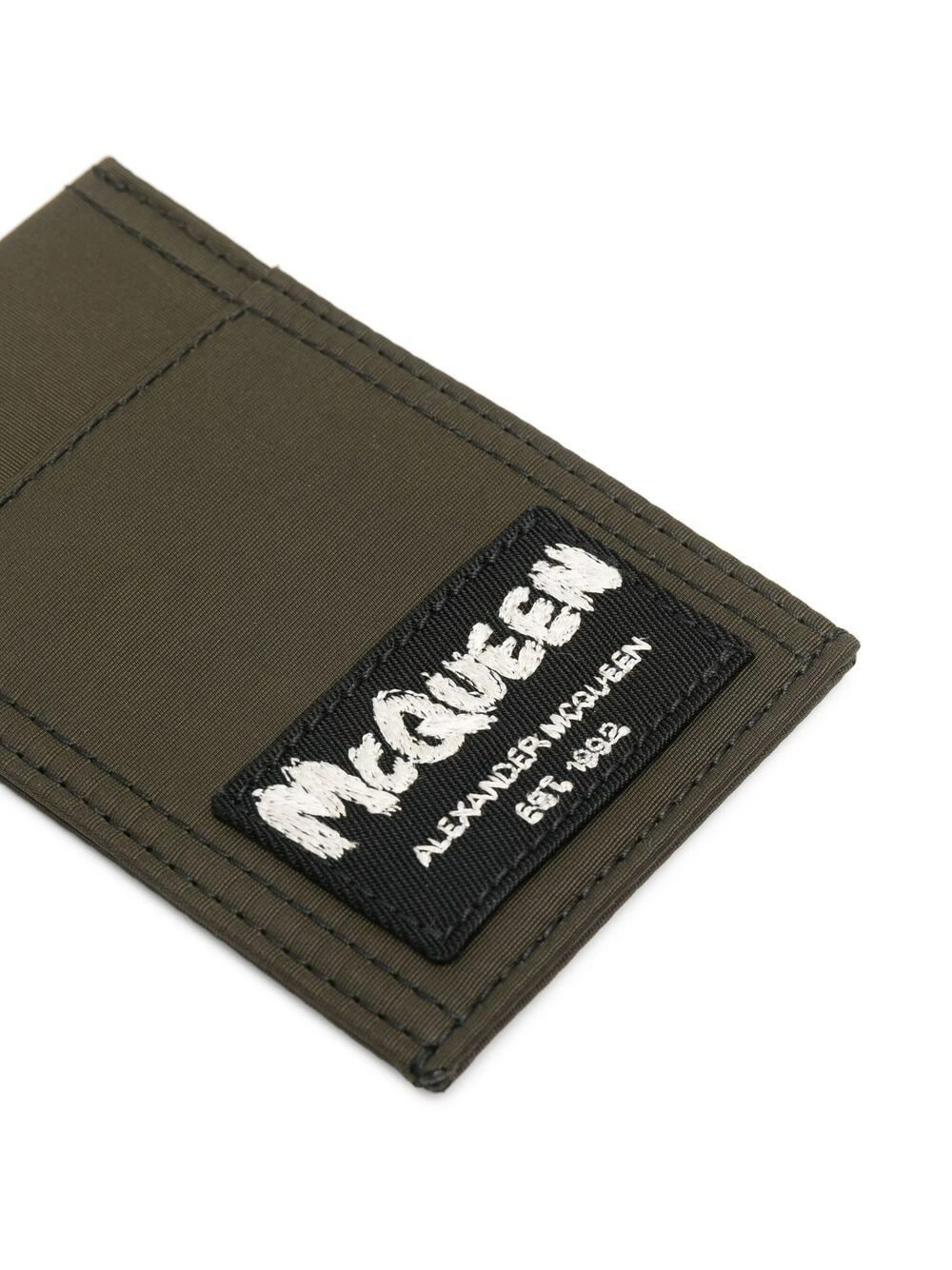 Alexander McQueen Logo patch lanyard cardholder 2 Alexander McQueen logo patch lanyard cardholder