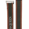 Alexander McQueen logo buckle belt