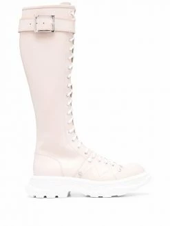 Alexander McQueen Tread knee-high boots