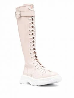 Alexander McQueen Tread knee-high boots