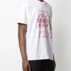 Alexander McQueen skeleton logo-print short-sleeve T-shirt