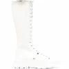 Alexander McQueen Tread lace-up knee-high boots