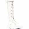 Alexander McQueen Tread lace up knee high boots 5 Alexander McQueen Tread lace-up knee-high boots