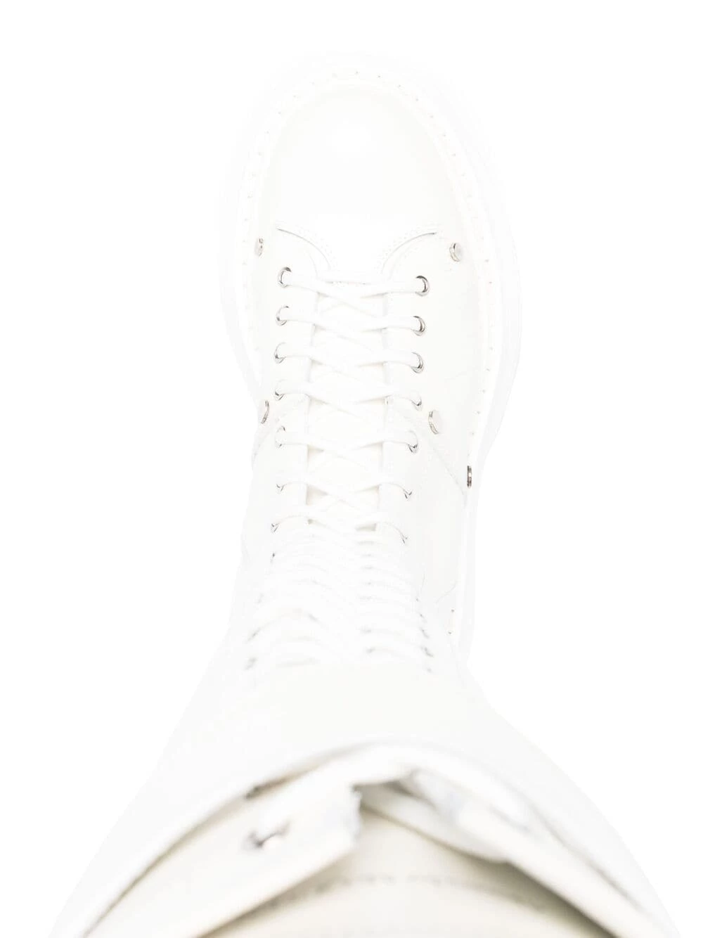 Alexander McQueen Tread lace up knee high boots 4 Alexander McQueen Tread lace-up knee-high boots