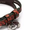 Alexander McQueen logo-print leather bracelet