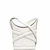 Alexander McQueen The Curve logo bucket bag