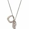 Alexander McQueen Molten double-pendant long necklace