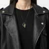 Alexander McQueen Molten double pendant long necklace 4 Alexander McQueen Molten double-pendant long necklace