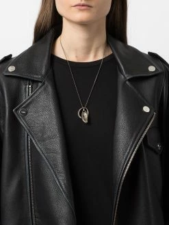 Alexander McQueen Molten double-pendant long necklace