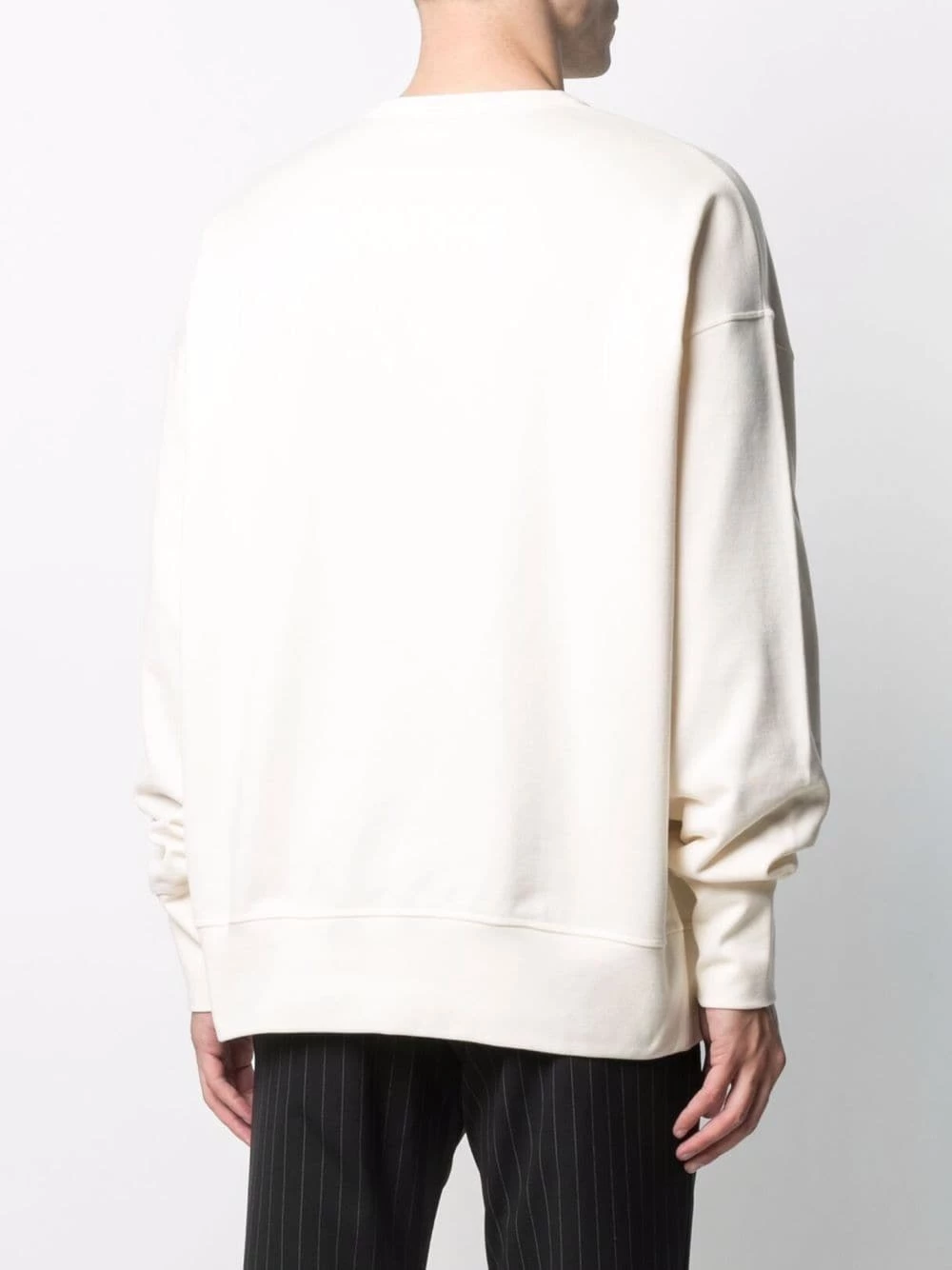Alexander McQueen Logo patch oversized sweatshirt 4 Alexander McQueen logo-patch oversized sweatshirt