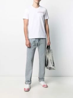 Alexander McQueen logo-patch T-shirt