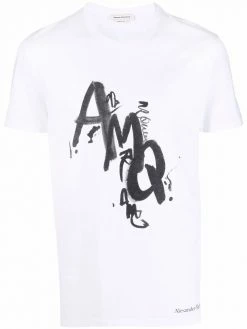 Alexander McQueen AMQ logo-print T-shirt