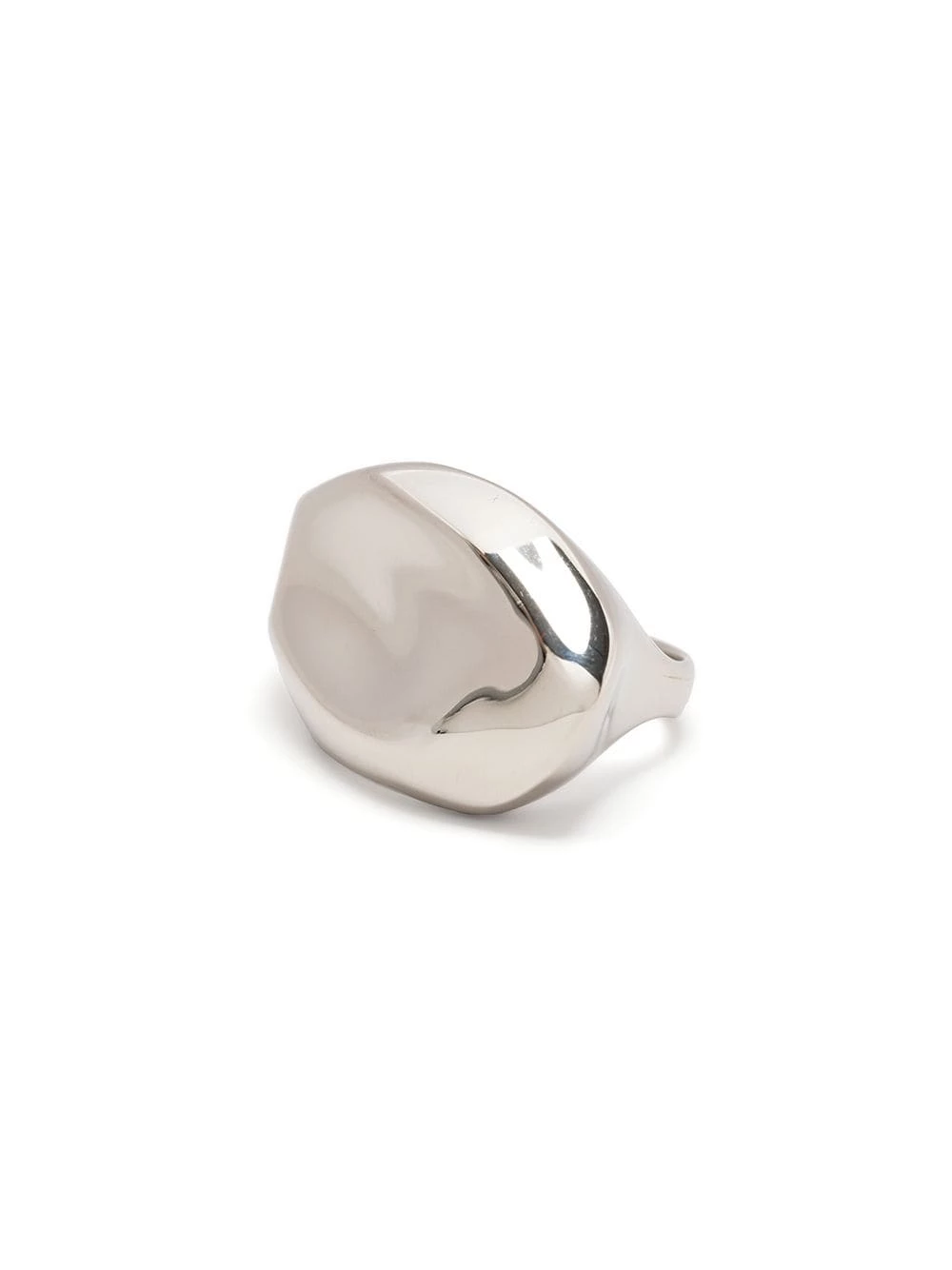 Alexander McQueen Molten polished cocktail ring 3 Alexander McQueen Molten polished cocktail ring