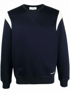Alexander McQueen contrast-panel sweatshirt