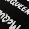 Alexander McQueen Logo intarsia ribbed socks 3 Alexander McQueen logo-intarsia ribbed socks