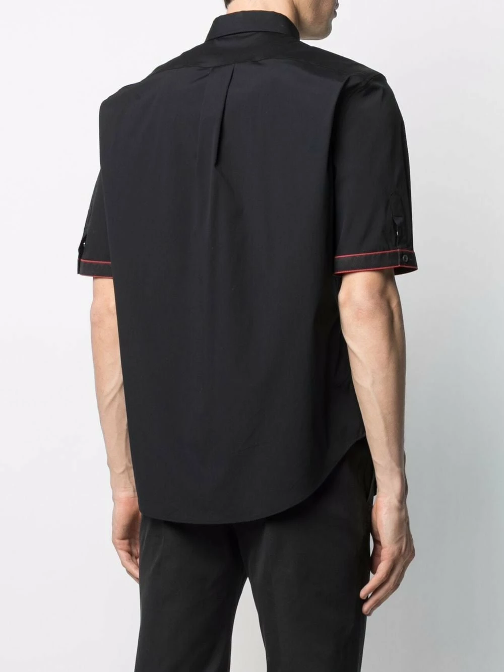 Alexander McQueen Logo trim short sleeve shirt 4 Alexander McQueen logo-trim short-sleeve shirt